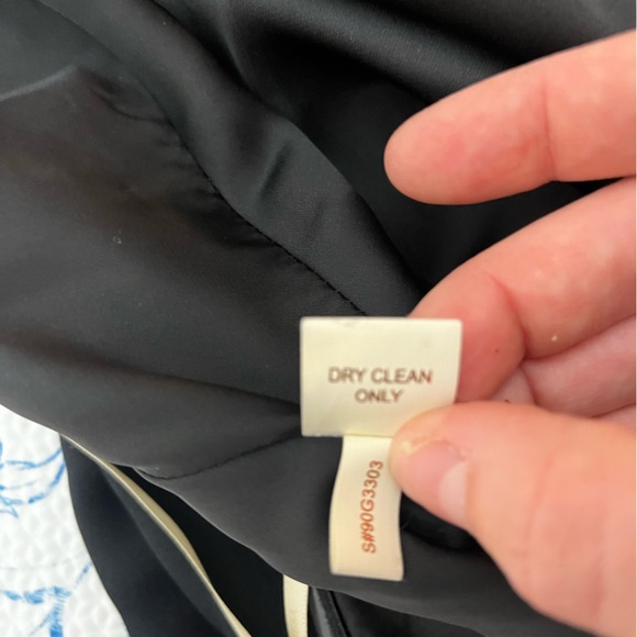 Marchesa Notte Formal one Shoulder Black Beaded Evening Gown Maxi Dress Size 8 - Picture 9 of 13